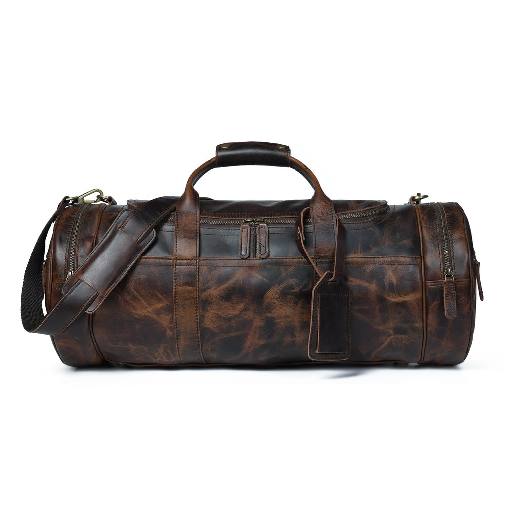 Textured Carter Duffel Classy Leather Bags
