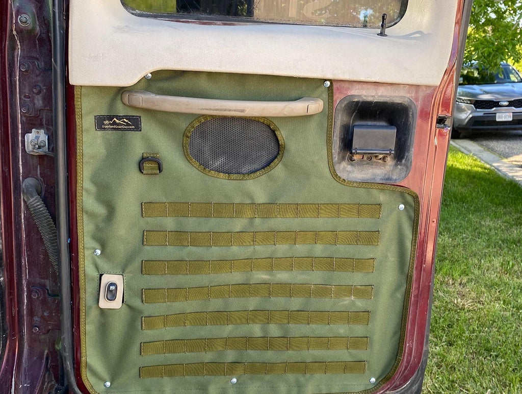 Ford Econoline Back Door Panel Organizer Overland Gear Guy
