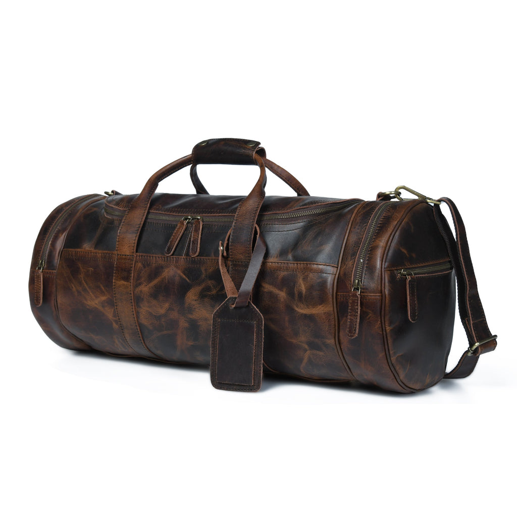 Textured Carter Duffel Classy Leather Bags