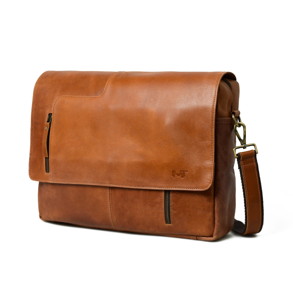 Wilson Tan Leather Crossbody Bag Classy Leather Bags