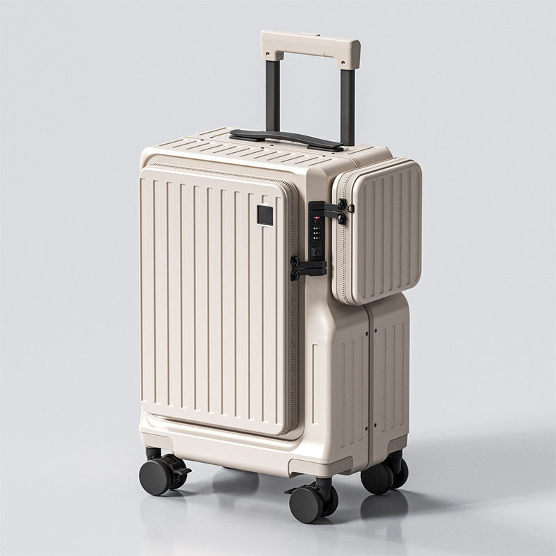 Front-opening 20-inch Carry-on Suitcase Social Buzz eSIMs