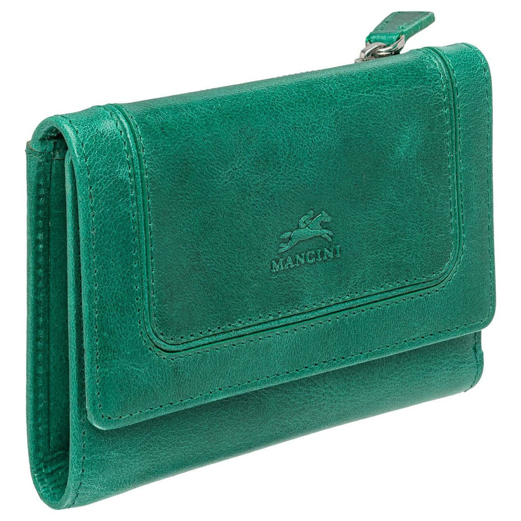 Mancini South Beach RFID Secure Medium Clutch Wallet Mancini