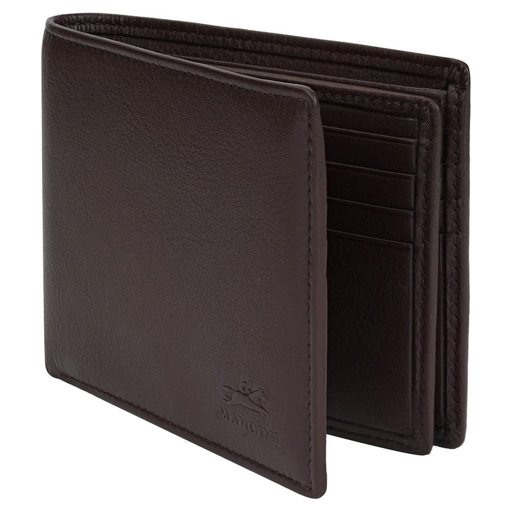 Mancini Sonoma RFID Secure Center Bifold Men's Wallet Mancini