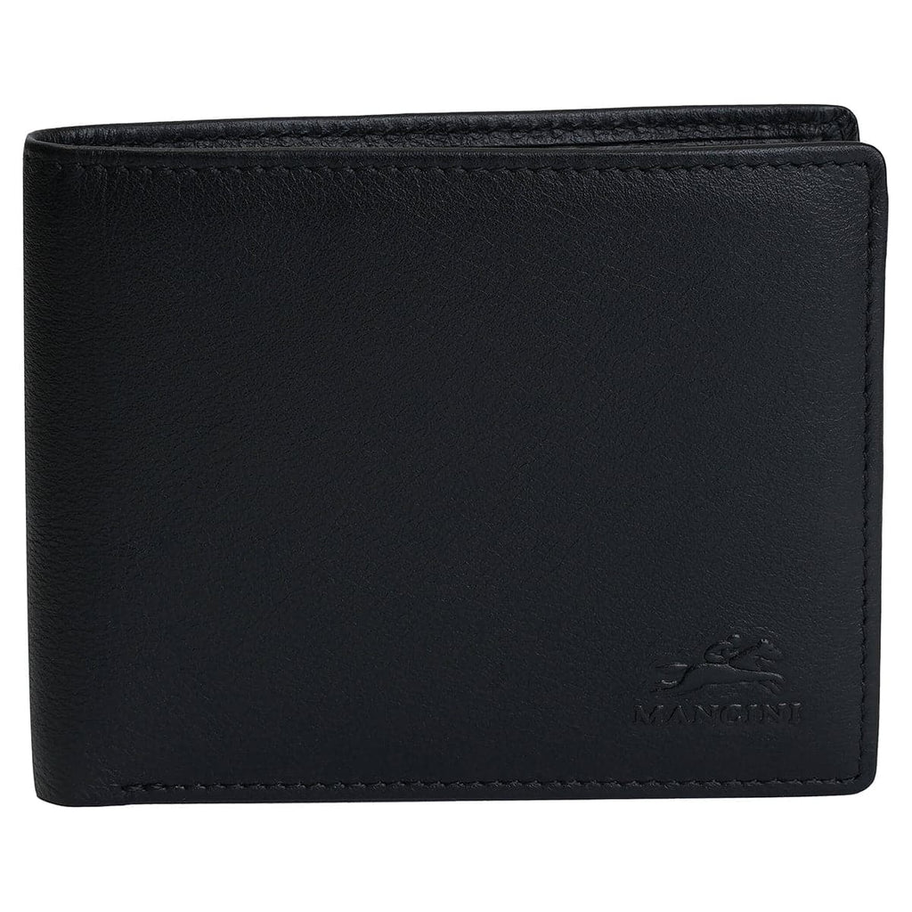 Mancini Sonoma Secure RFID Leather Center Wing Wallet Mancini