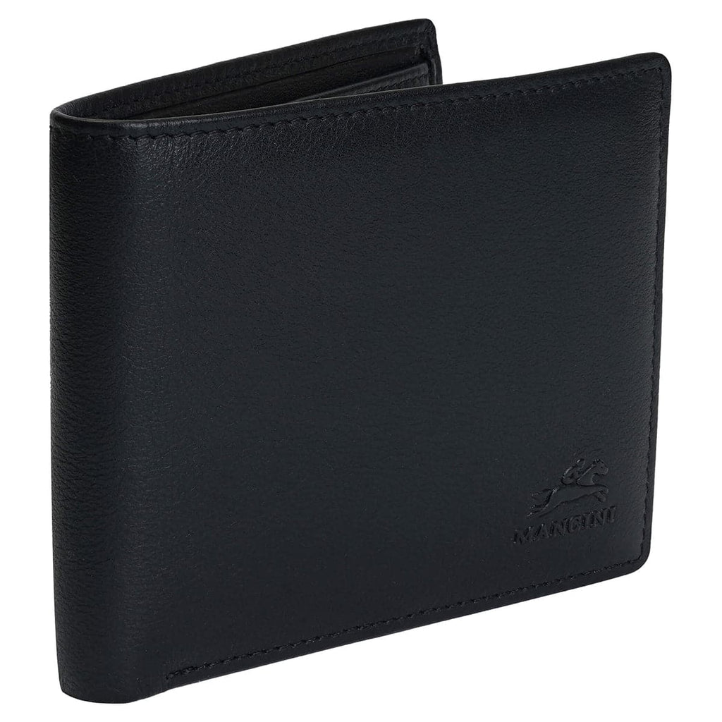 Mancini Sonoma Secure RFID Leather Center Wing Wallet Mancini