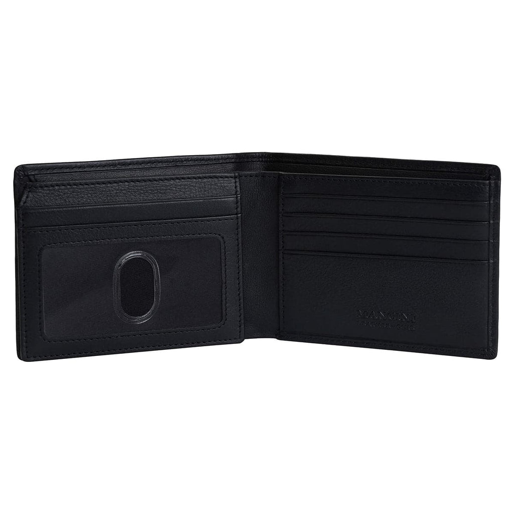 Mancini Sonoma Secure RFID Leather Center Wing Wallet Mancini
