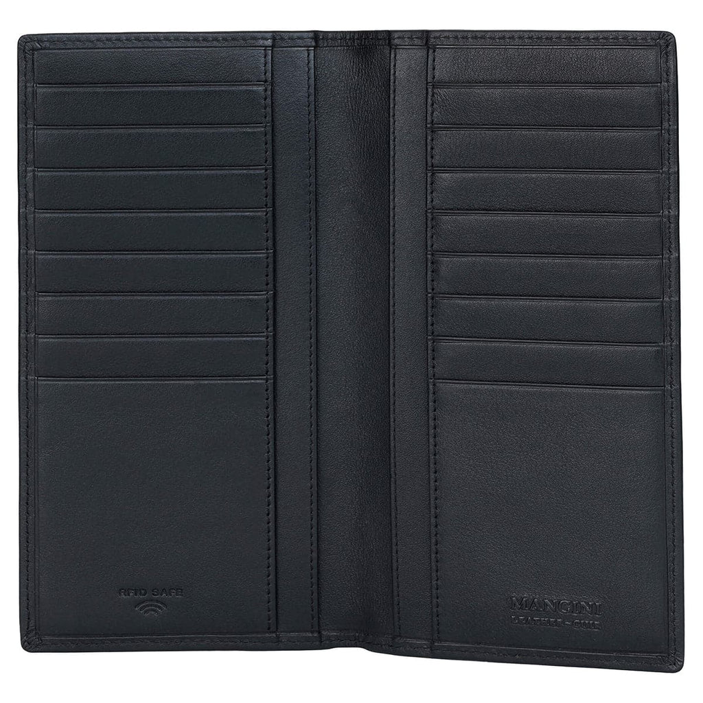 Mancini Sonoma RFID Secure Leather Breast Pocket Wallet Mancini