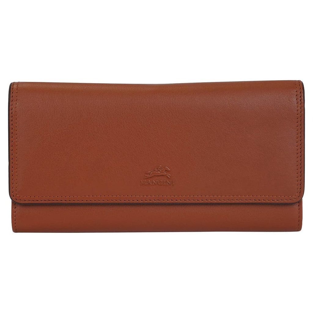 Mancini Sonoma Women’s Leather Quad fold Wallet with Enhanced RFID Protection Mancini