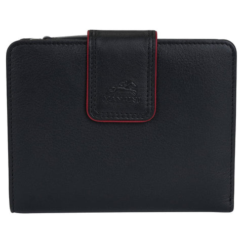 Mancini Sonoma Women’s Medium Leather Clutch Wallet with Enhanced RFID Protection Mancini
