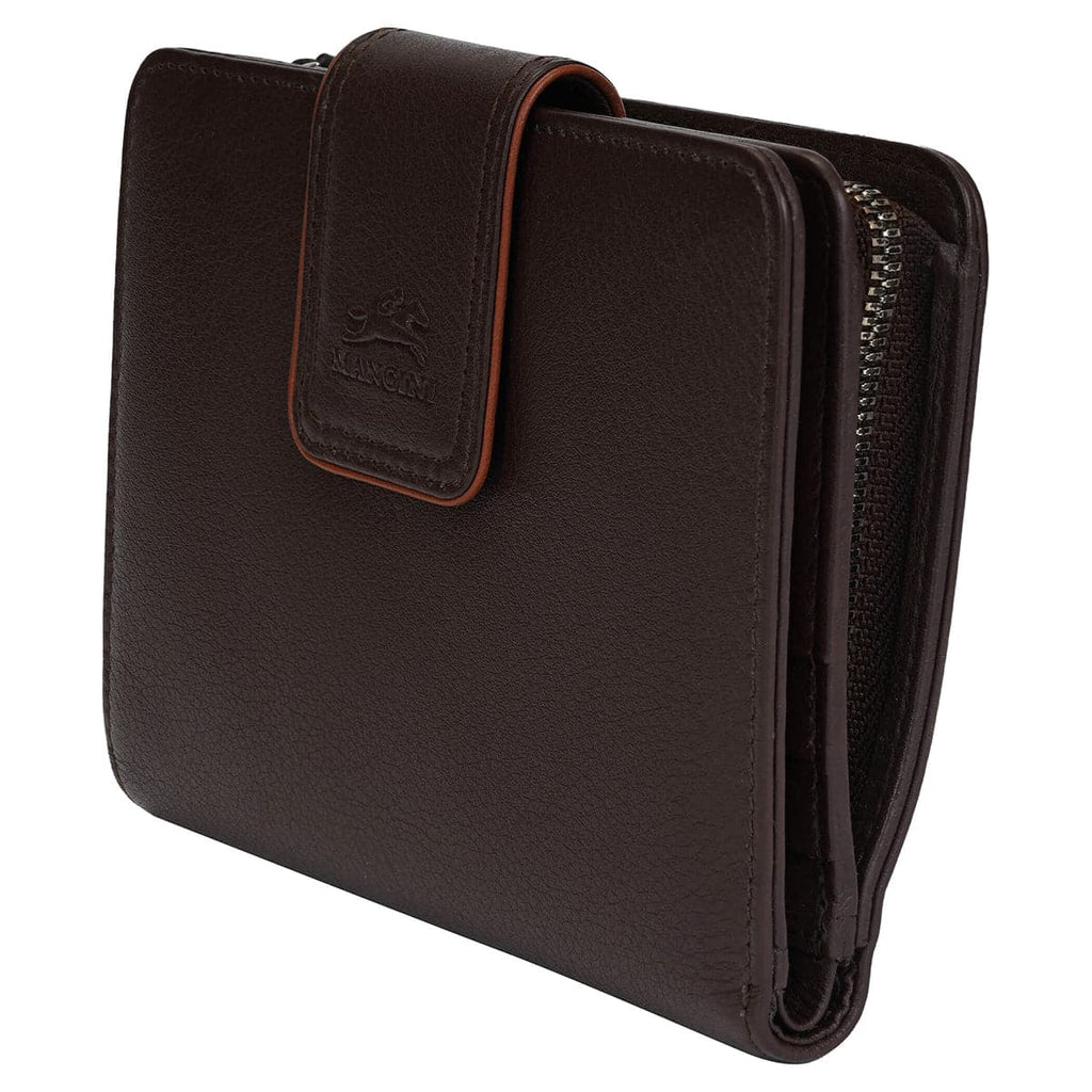 Mancini Sonoma Women’s Medium Leather Clutch Wallet with Enhanced RFID Protection Mancini