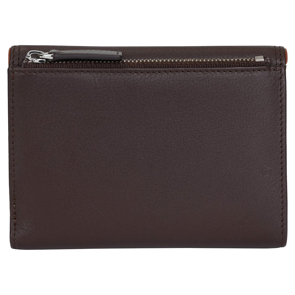 Mancini Sonoma Women’s Medium Flapover Clutch Wallet with RFID Protection Mancini