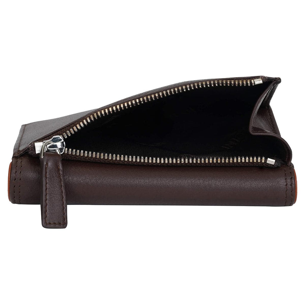 Mancini Sonoma Women’s Medium Flapover Clutch Wallet with RFID Protection Mancini