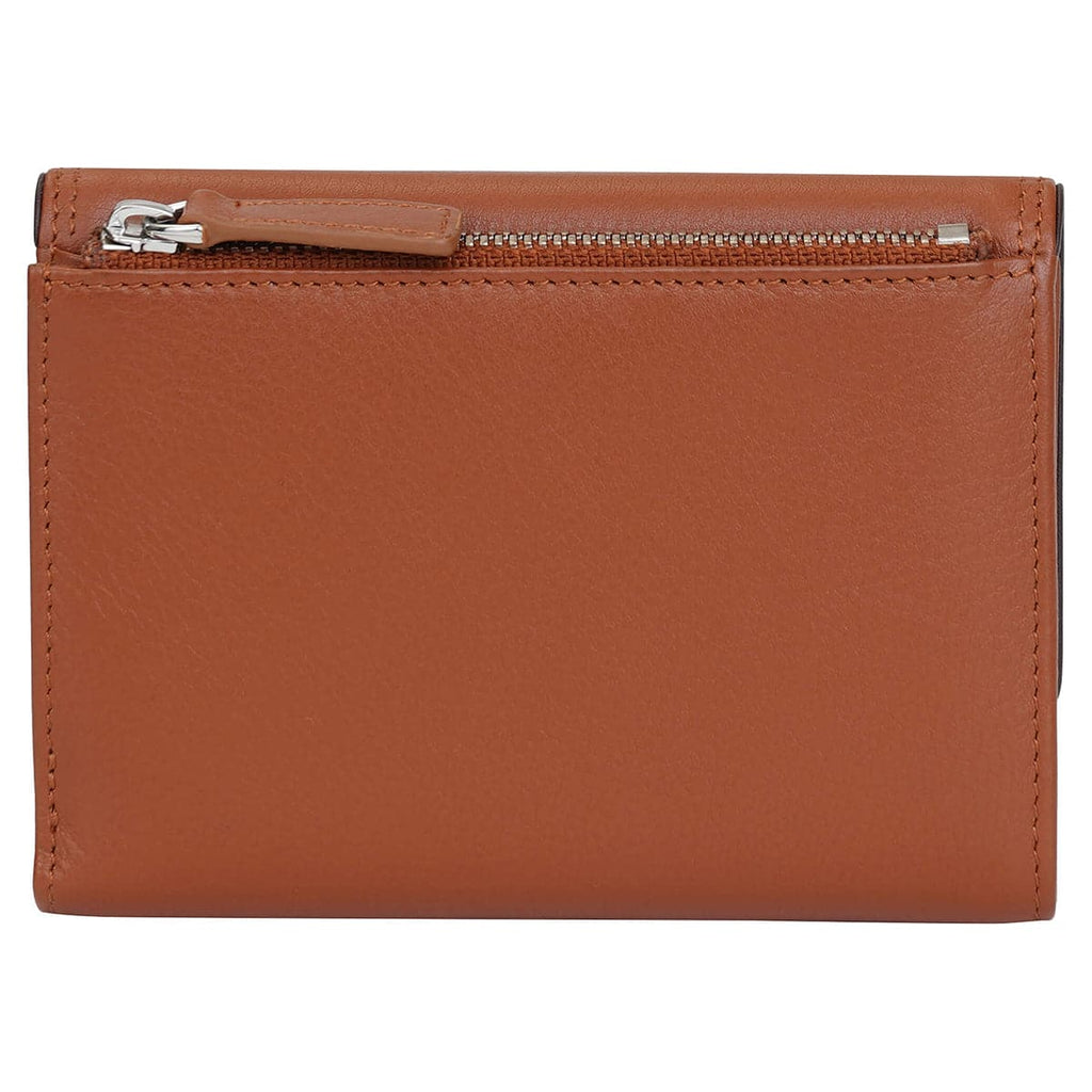 Mancini Sonoma Women’s Medium Flapover Clutch Wallet with RFID Protection Mancini