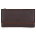 Mancini Sonoma Women’s Medium Flapover Clutch Trifold Wallet with RFID Protection Mancini