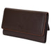 Mancini Sonoma Women’s Medium Flapover Clutch Trifold Wallet with RFID Protection Mancini