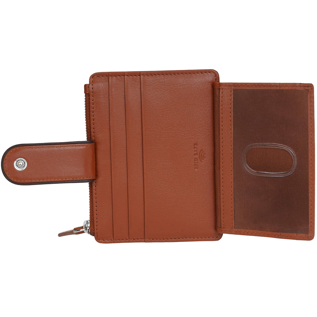 Mancini Sonoma Women’s Card Case with Enhanced RFID Protection Mancini