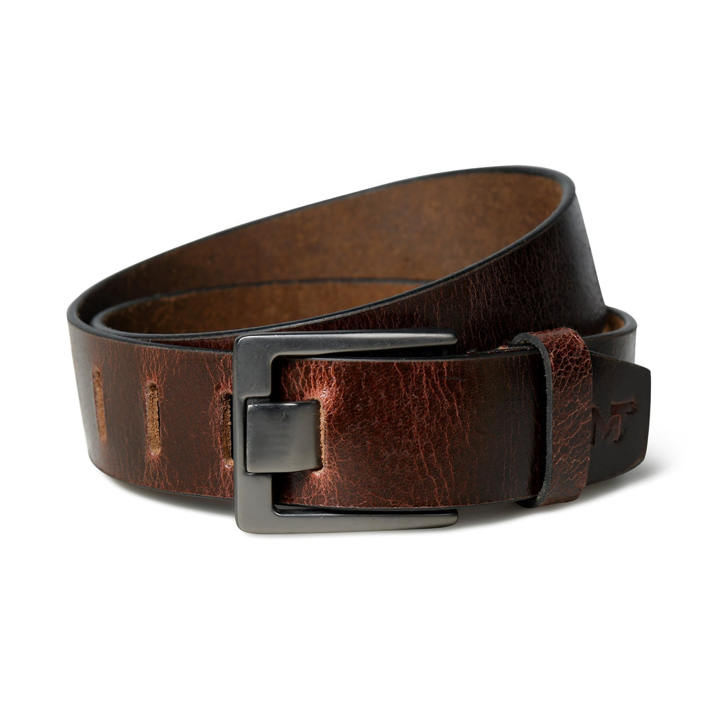 Timberline Dark Brown Leather Belt Classy Leather Bags