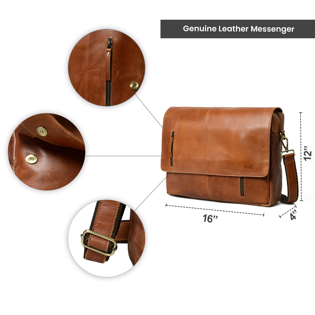 Wilson Tan Leather Crossbody Bag Classy Leather Bags