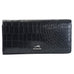 Mancini Croco2 Women’s Trifold Wallet with Enhanced RFID Security Mancini