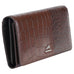 Mancini Croco2 Women’s Trifold Wallet with Enhanced RFID Security Mancini