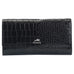 Mancini Croco2 Women’s Quad Fold Wallet with Enhanced RFID Security Mancini