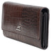Mancini Croco2 Women’s Quad Fold Wallet with Enhanced RFID Security Mancini