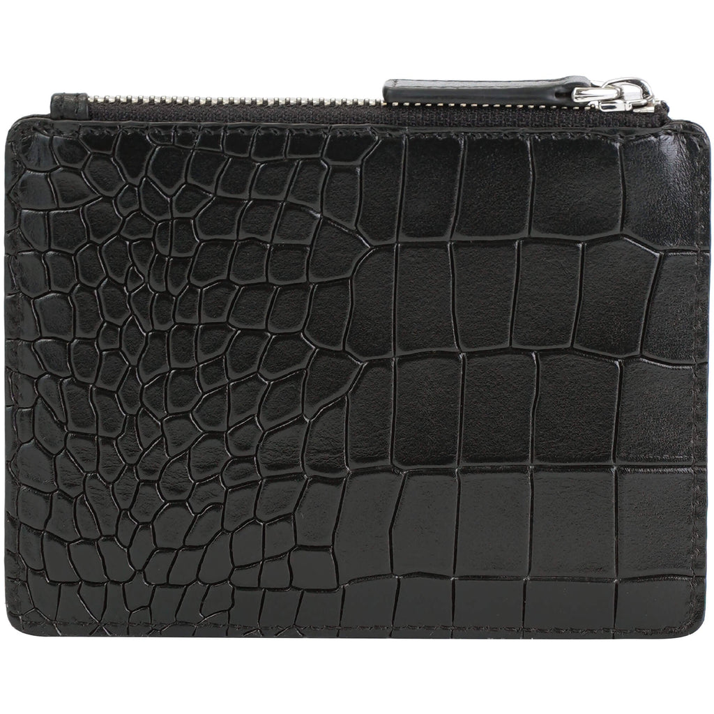 Mancini Croco2 Women’s Card Case with Enhanced RFID Protection Mancini