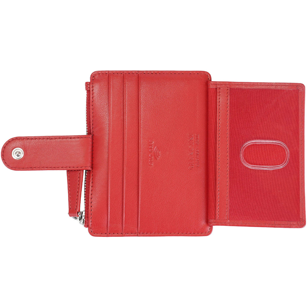 Mancini Croco2 Women’s Card Case with Enhanced RFID Protection Mancini