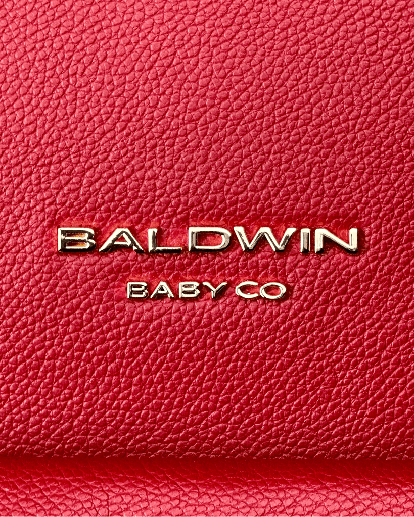 The Daphne Diaper Bag - Crimson Baldwin Baby Company