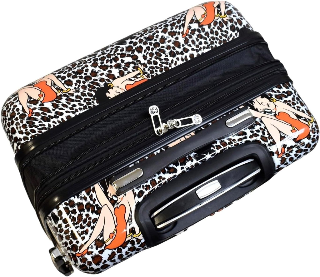 Betty Boop-Themed Leopard Hard Side Luggage Set. Carry-on, Medium and Large Checked (Copy) Dony Corp.