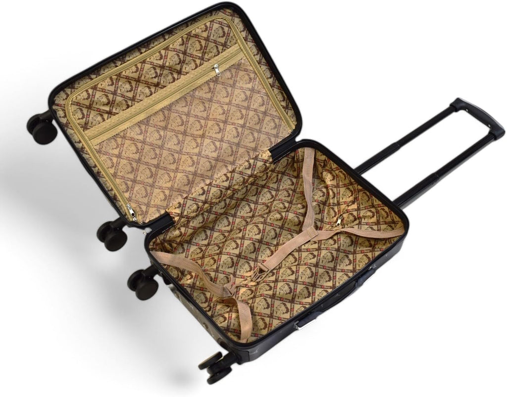 Betty Boop-Themed Paris Hard Side Luggage Set. Carry-on, Medium and Large Checked Dony Corp.