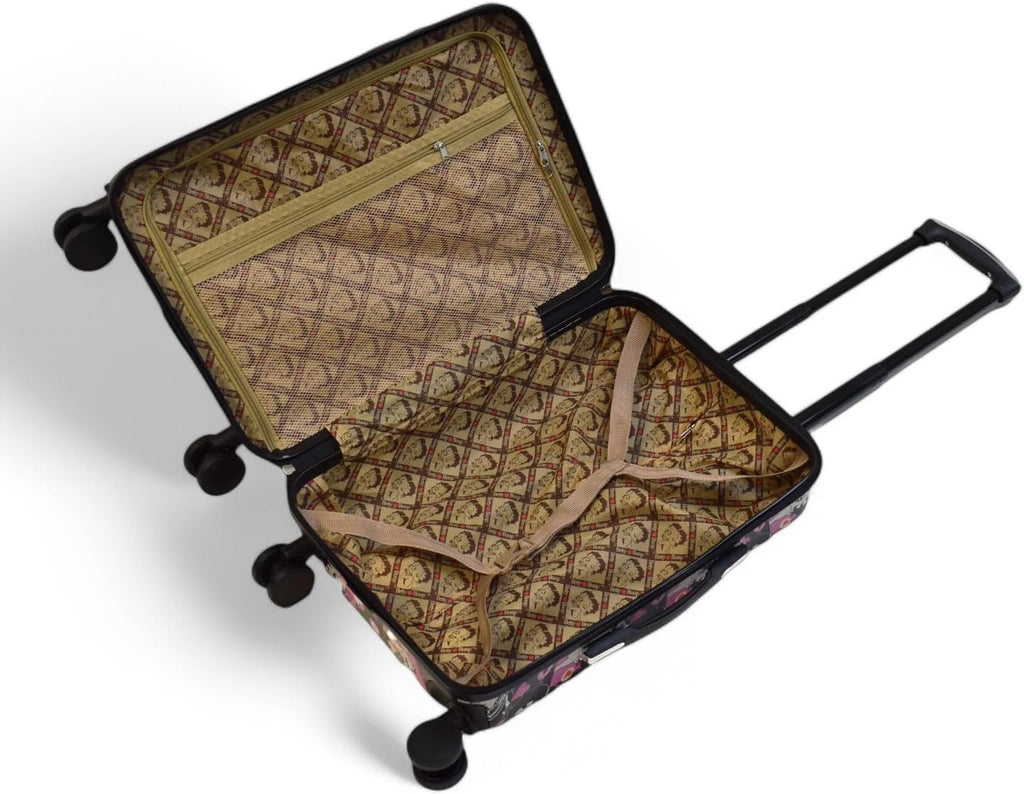 Betty Boop-Themed Wink Wink Hard Side Luggage Set. Carry-on, Medium and Large Checked Dony Corp.