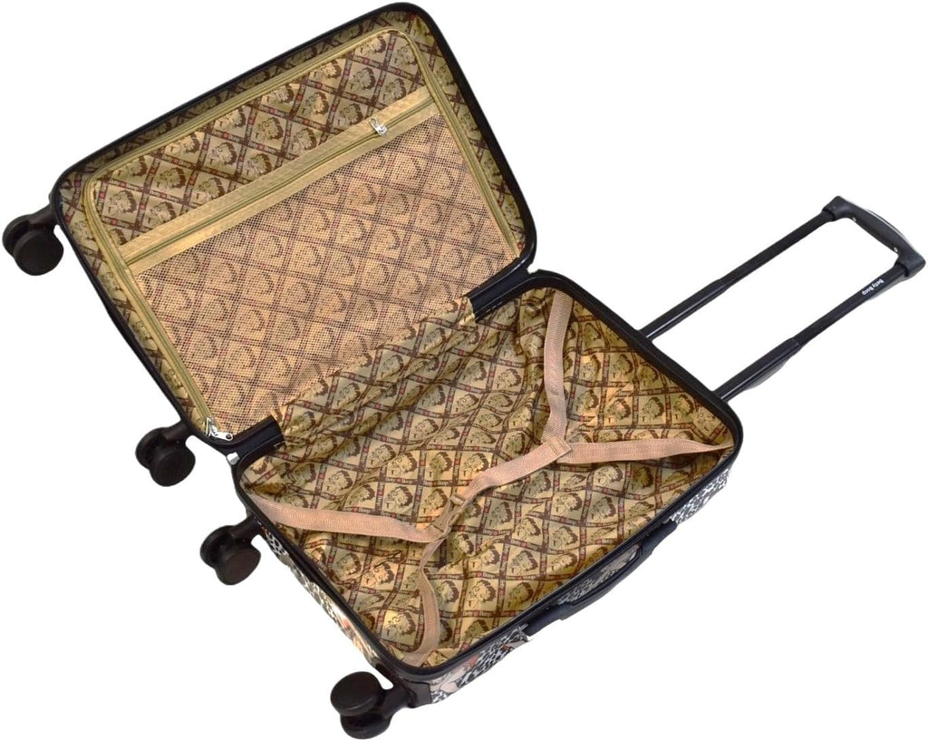 Betty Boop-Themed Leopard Hard Side Luggage Set. Carry-on, Medium and Large Checked (Copy) Dony Corp.