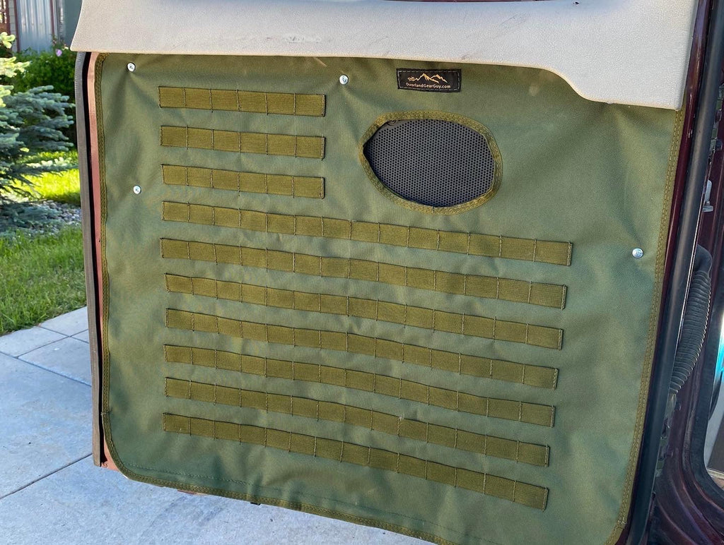 Ford Econoline Back Door Panel Organizer Overland Gear Guy