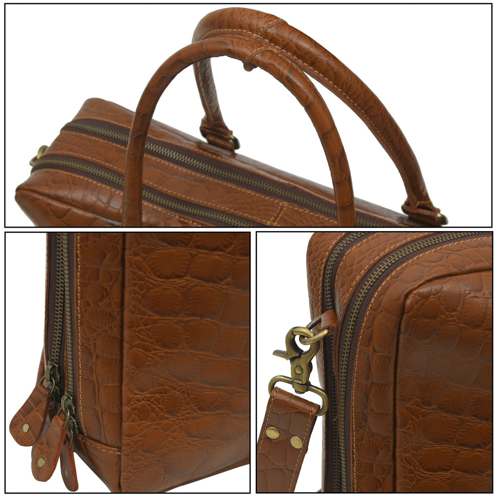 Easton Premium Buffalo Leather Laptop Office Briefcase Classy Leather Bags