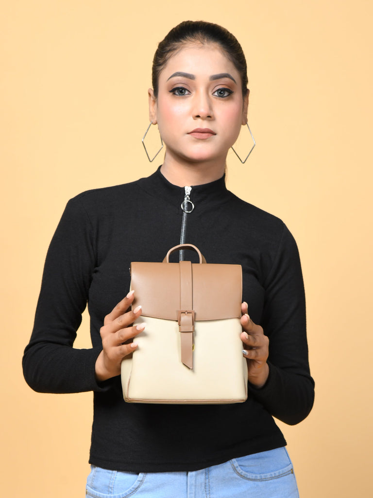 Claire Women's Backpack - Brown Classy Leather Bags