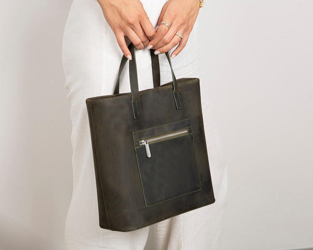 Valetto Leather Tote Bag Mizuri Leather