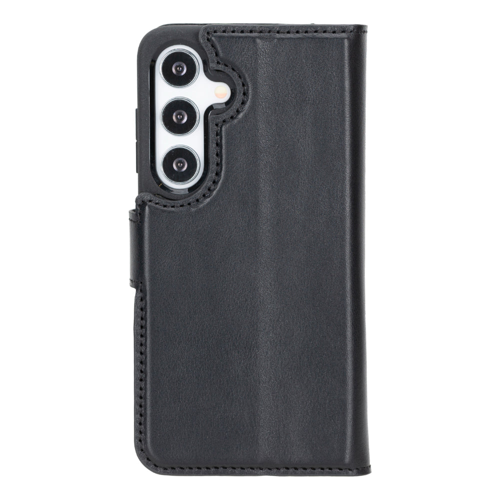 Magic Samsung Galaxy S25 Detachable Leather Wallet Case Mizuri Leather
