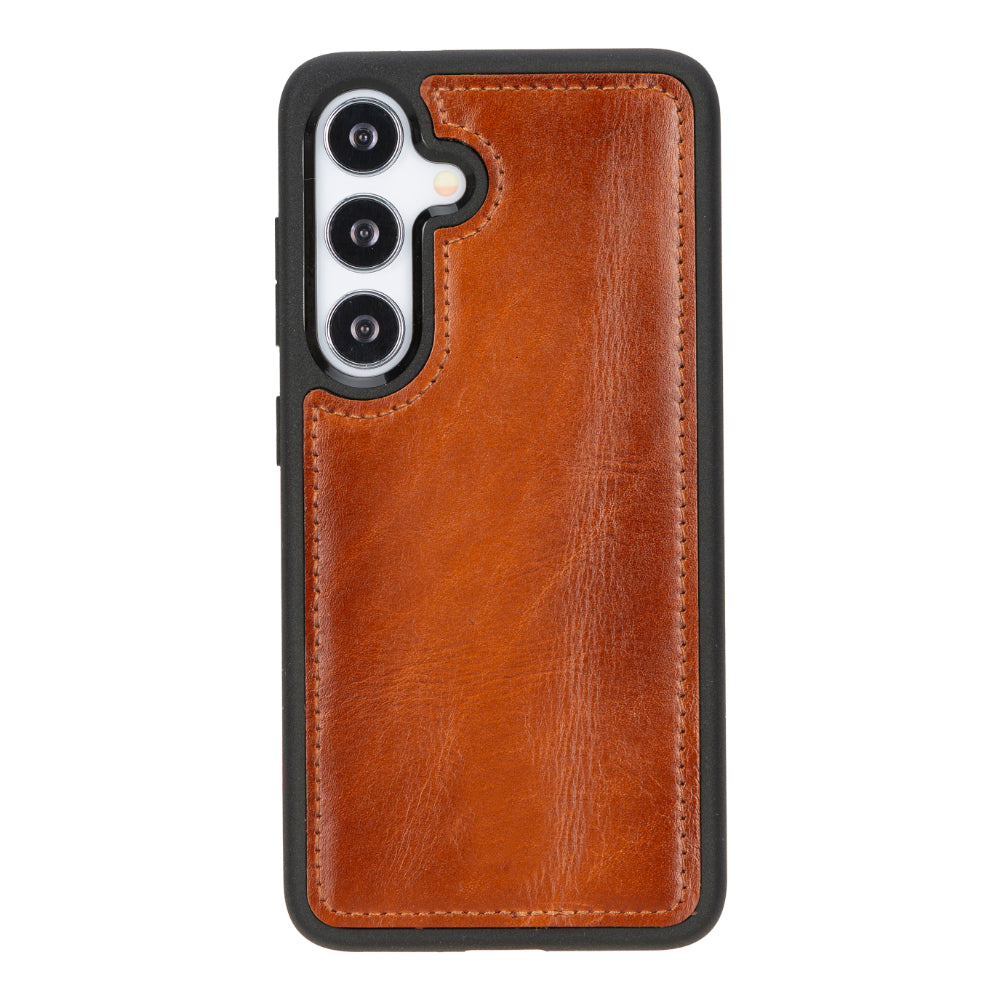 Magic Samsung Galaxy S25 Detachable Leather Wallet Case Mizuri Leather