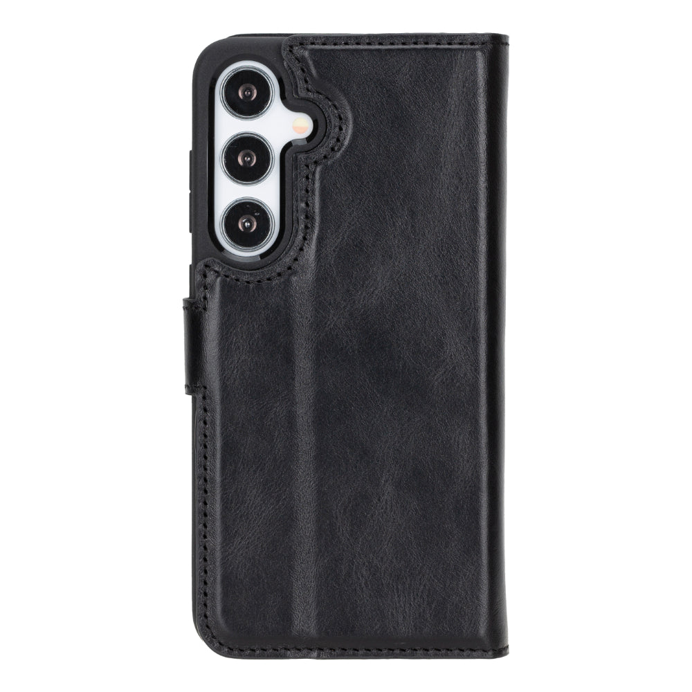 Magic Samsung Galaxy S25 Plus Detachable Leather Wallet Case - LuggageDesigners