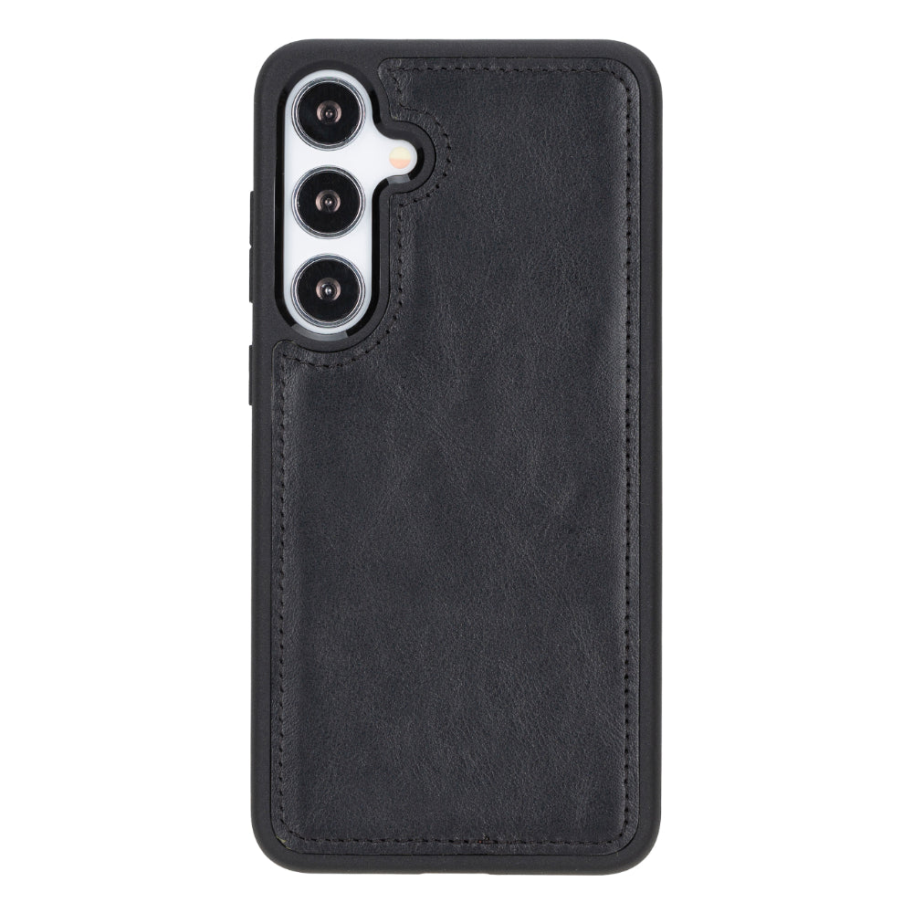 Magic Samsung Galaxy S25 Plus Detachable Leather Wallet Case - LuggageDesigners