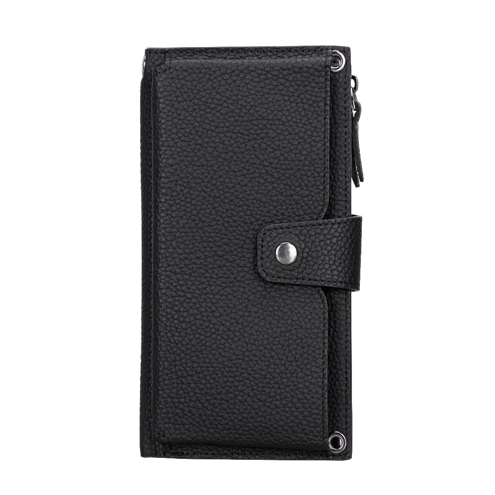 Lozan Strap Leather Crossbody Wallet Mizuri Leather