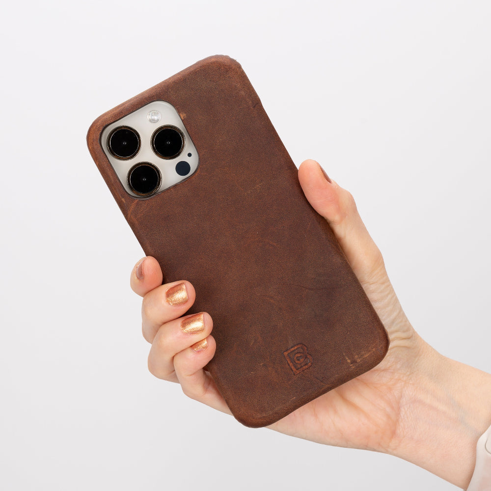 F360 iPhone 16 Pro Leather Case - LuggageDesigners