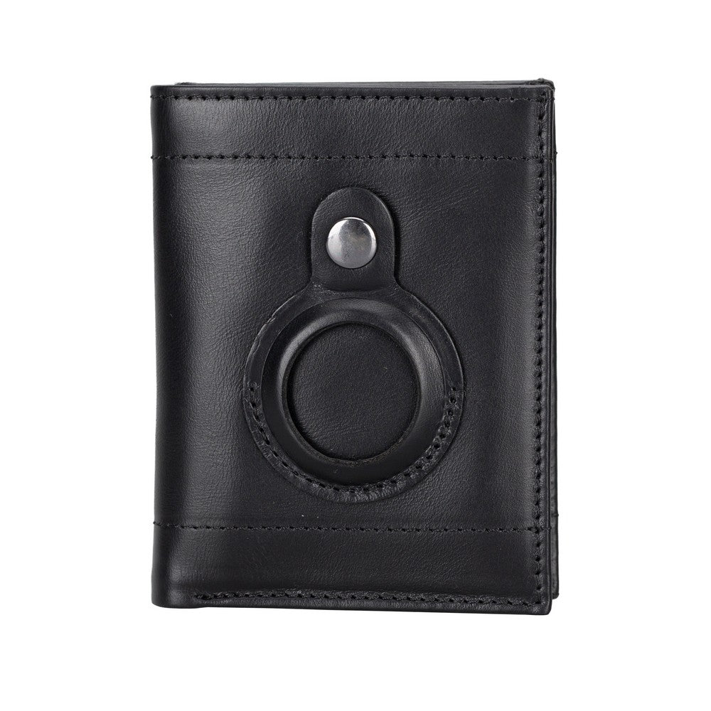 Airmaka Leather Card Holder With Airtag Slot Mizuri Leather