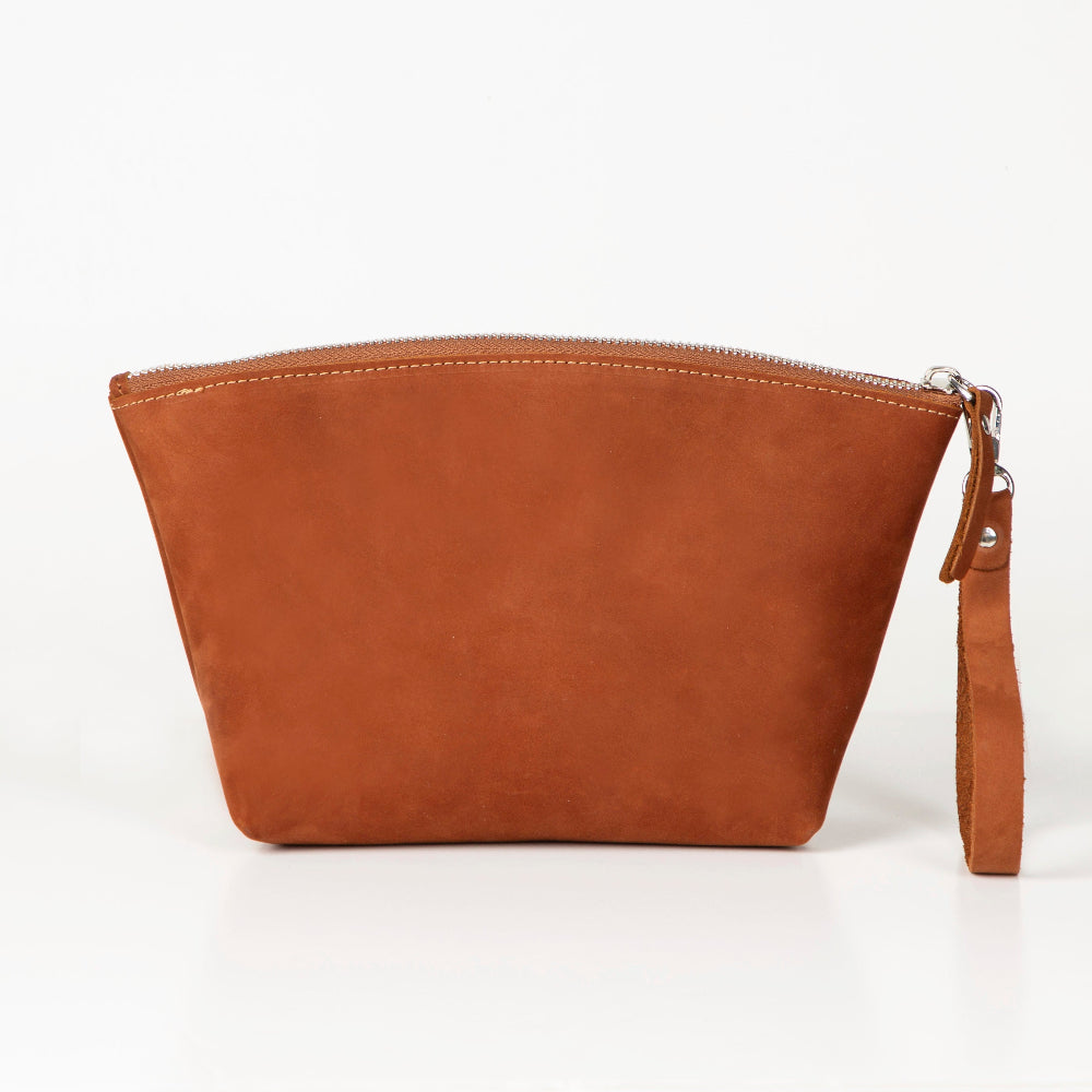 Luna Leather Makeup Bag Mizuri Leather