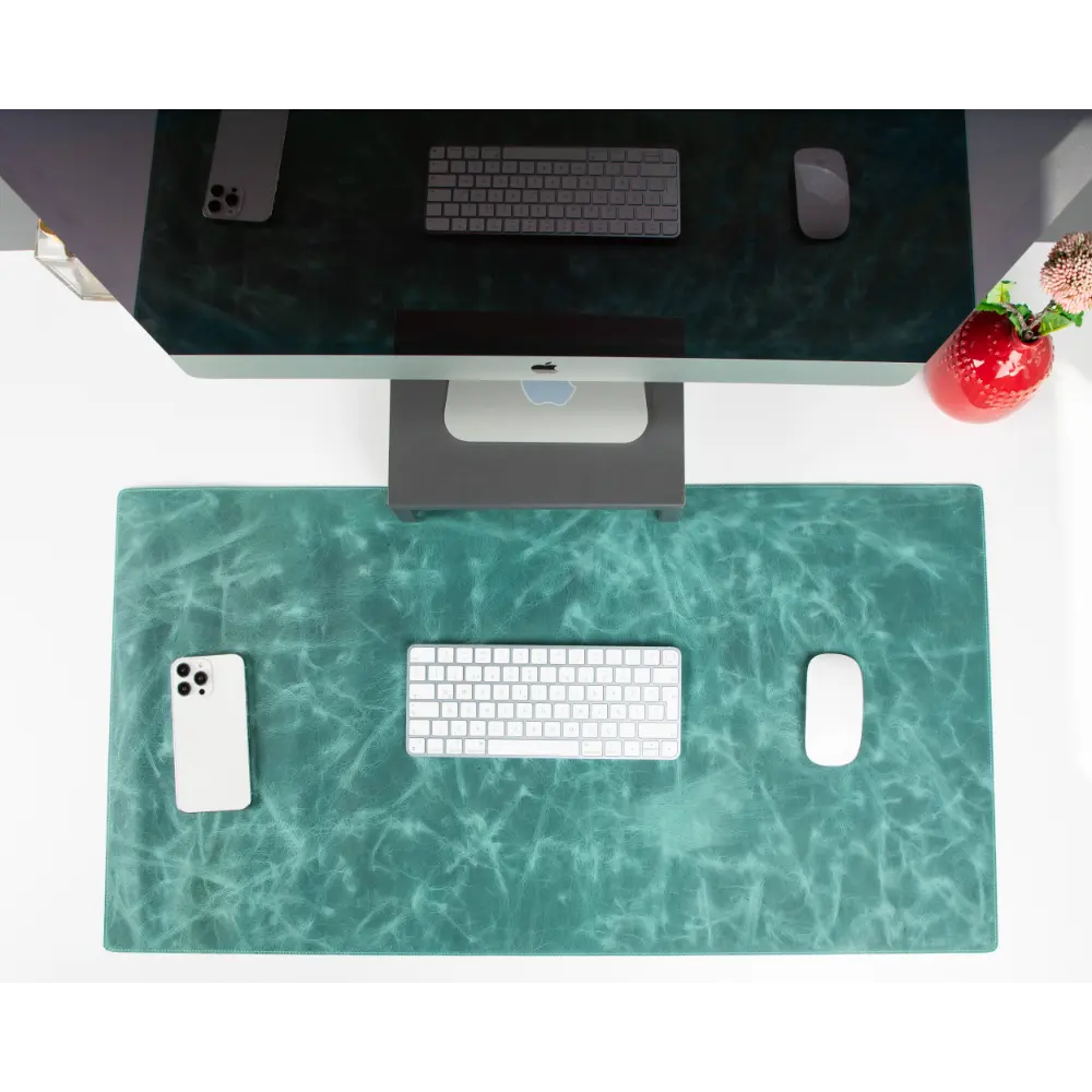 Natural Leather Desk Mat (37 cm x 80 cm) Mizuri Leather