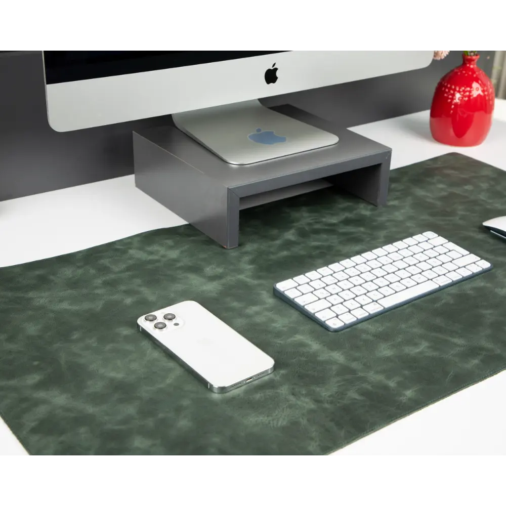 Natural Leather Desk Mat (37 cm x 80 cm) Mizuri Leather
