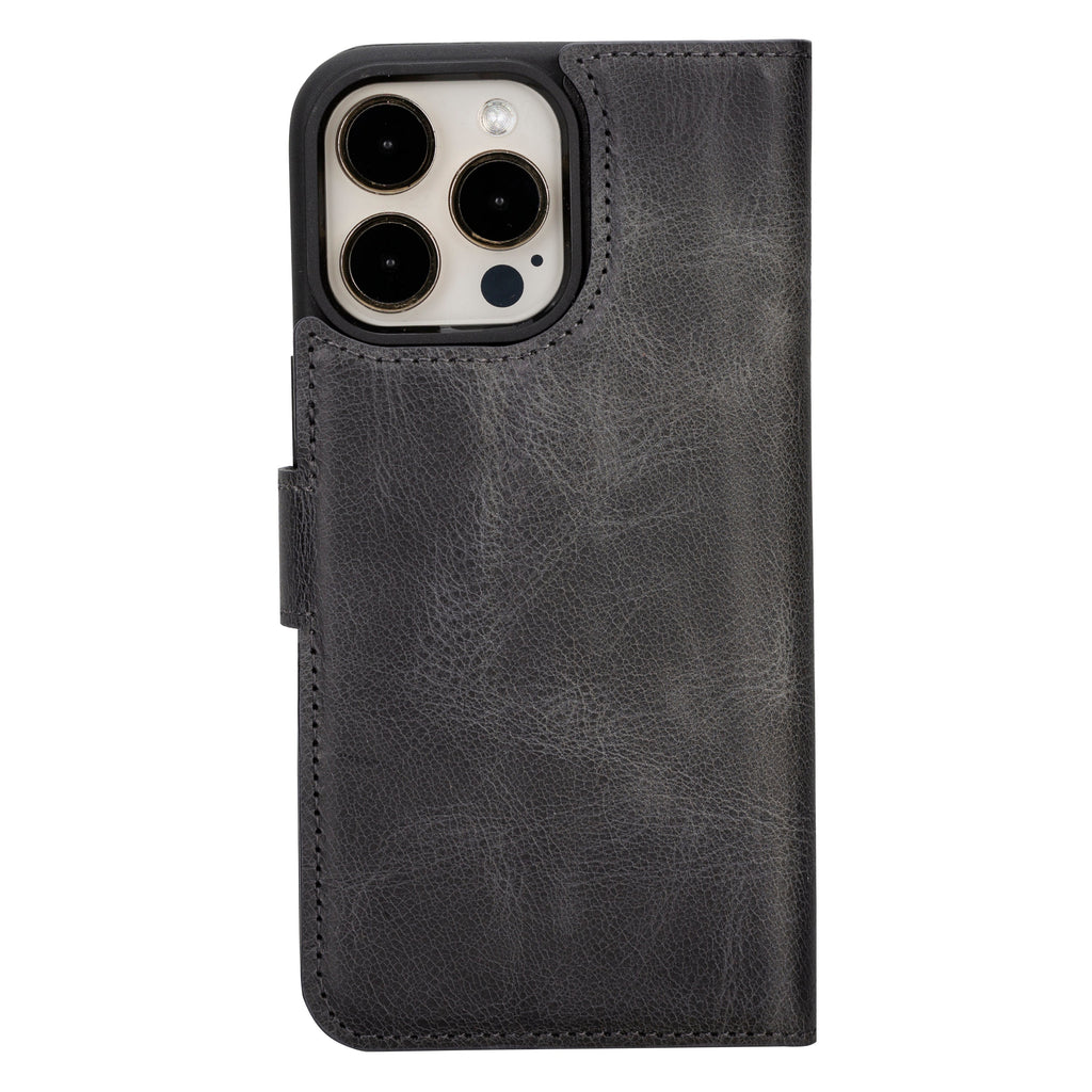 Magic iPhone 16 Pro Detachable Leather Wallet Case Mizuri Leather
