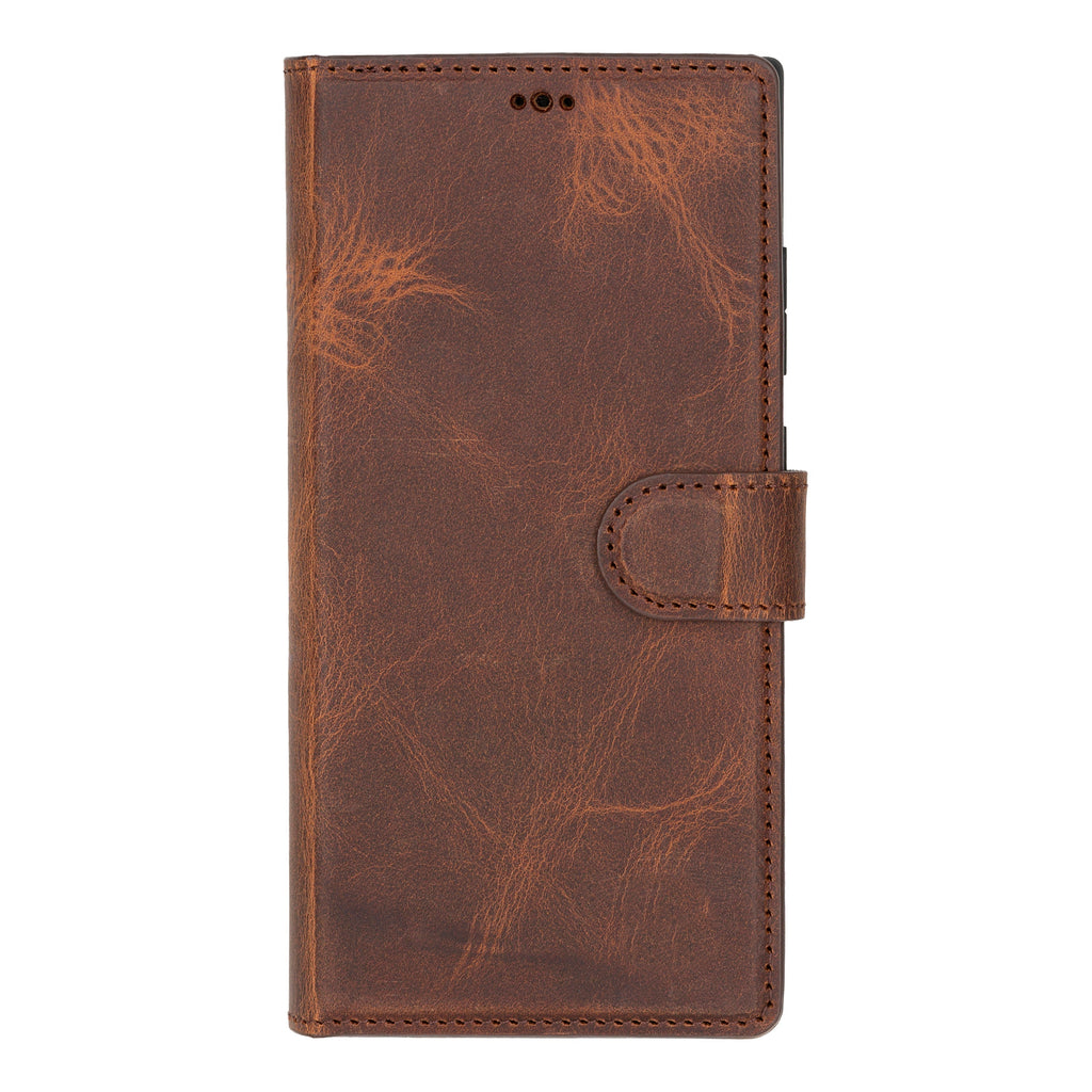 Magic Samsung Galaxy S24 Leather Detachable Wallet Case Mizuri Leather
