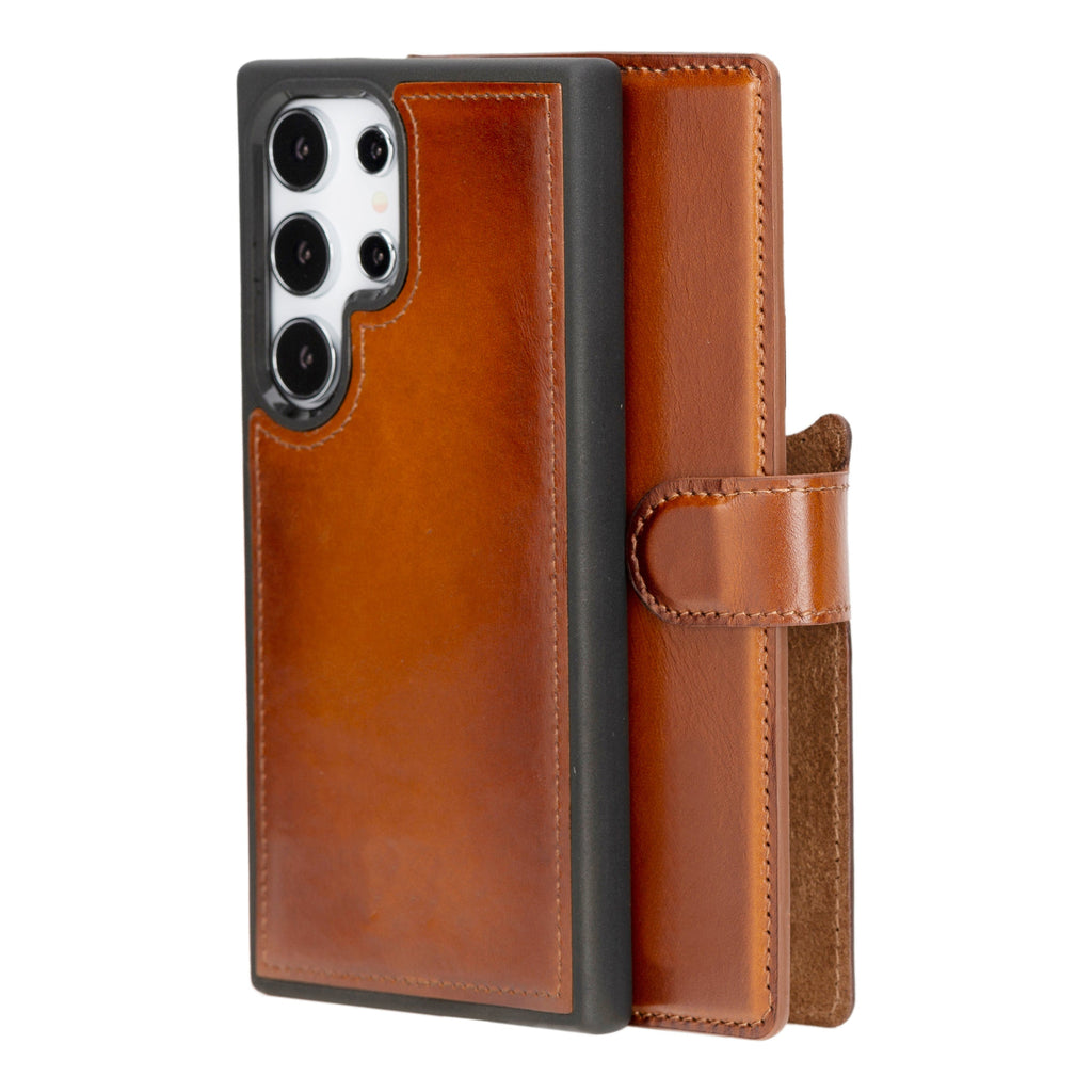 Magic Samsung Galaxy S24 Plus Leather Detachable Wallet Case - LuggageDesigners